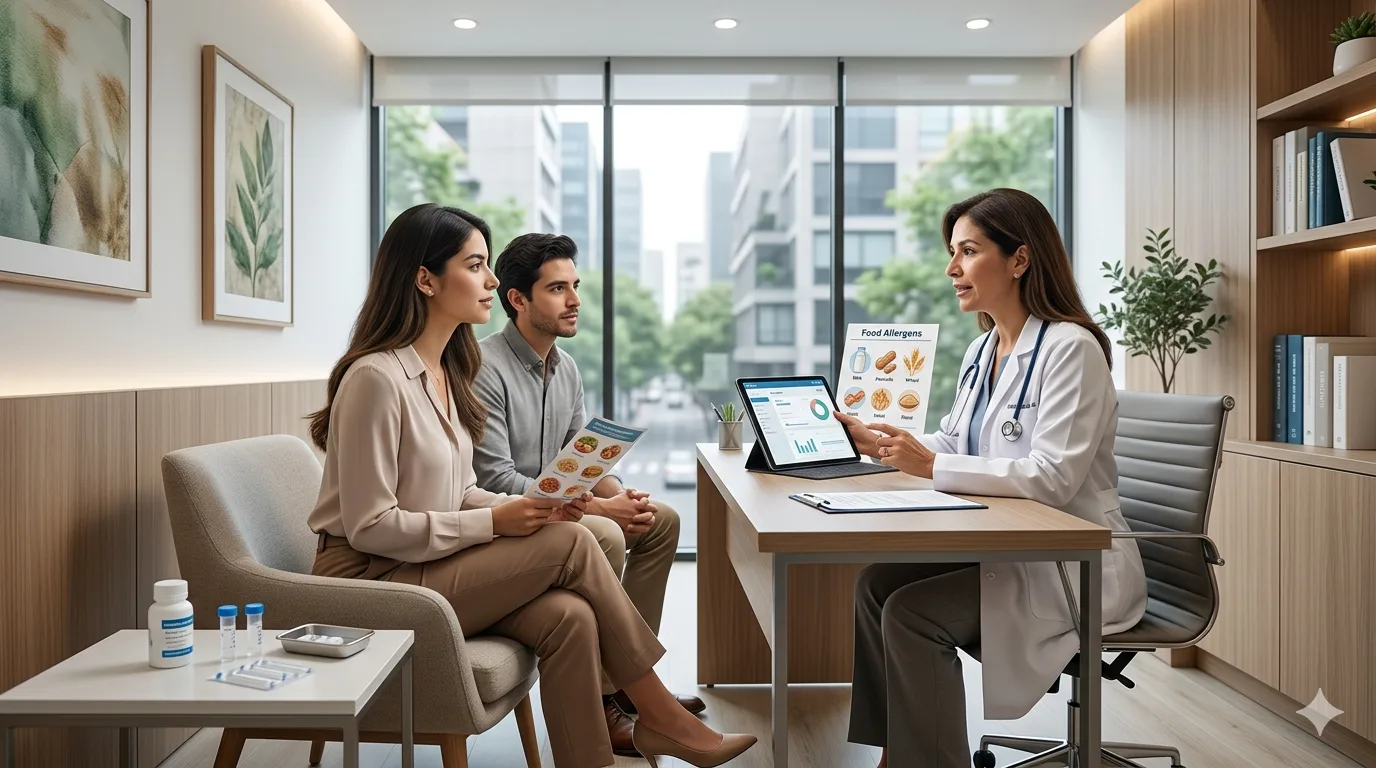 ¿Qué médico trata alergia alimentaria?