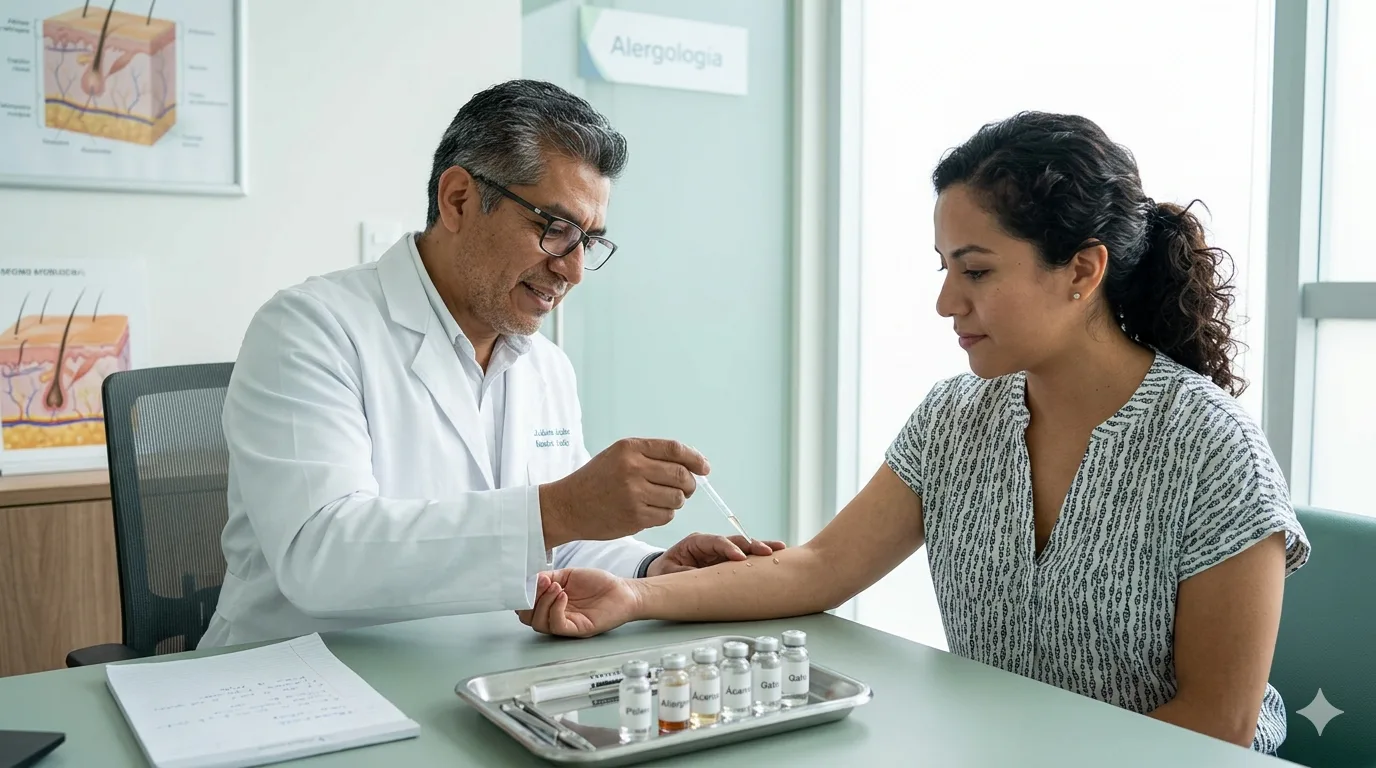 ¿Qué médico trata alergias cutáneas?