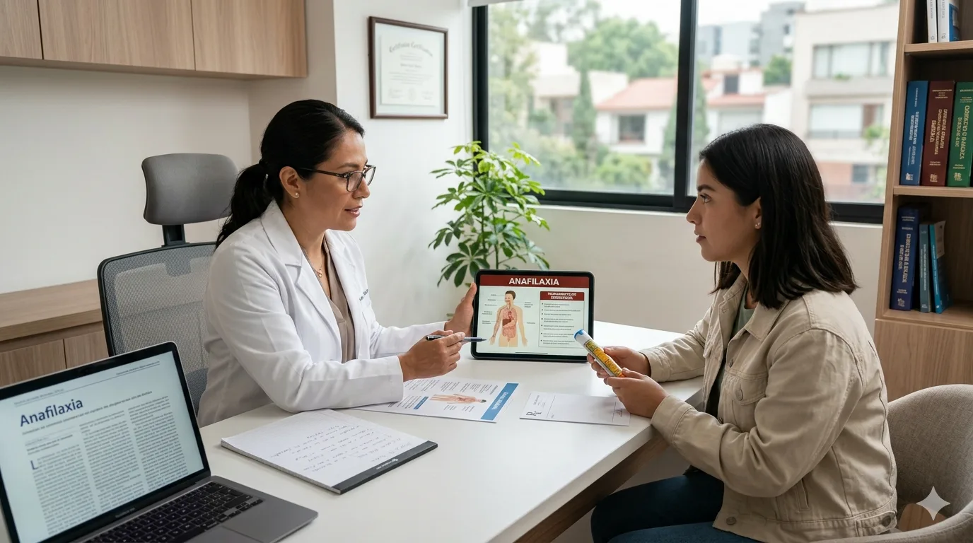 ¿Qué médico trata anafilaxia?
